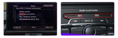 Audi Q3 eredeti MMI3G egységgel