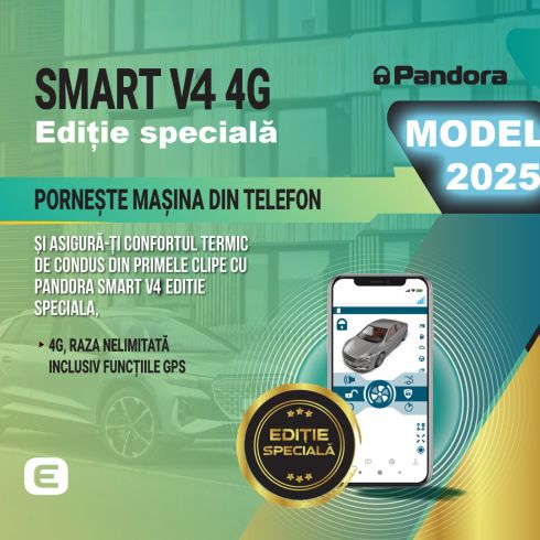 Kit pornire motor Volvo XC60 gen 1 2008-2016, aplicatie telefon  4G, (montaj inclus) - Pandora Smart v4 ES(fara tag)