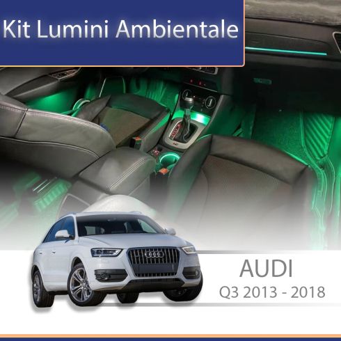 Lumini ambientale Audi Q3 8U 2013-2018 set complet control telefon sau sistem original