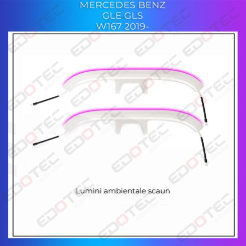 Lumini ambientale Mercedes W167-03 2019-2023 dedicat lumini spatar scaun control telefon sau sistem original