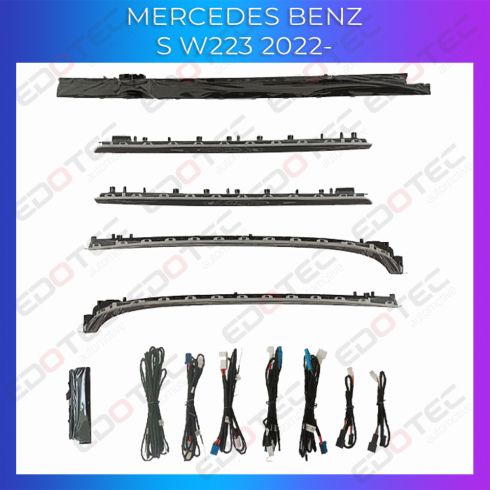 Lumini ambientale Mercedes W223-SET 2022-2025 dedicat control telefon sau sistem original