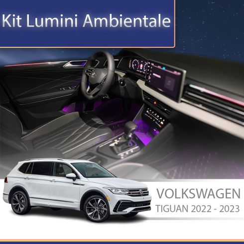 Lumini ambientale VW Tiguan 2022-2023 trimuri control telefon sau sistem original