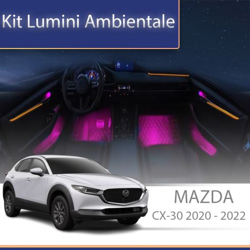 Lumini ambientale Mazda CX-30 2020-2022 dedicat set complet control telefon sau sistem original