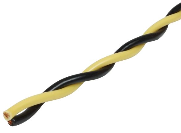 Csavart hangszórókábel tekercs 2x 0,75 mm²x100m Audio System Z-TSC 0,75 BK-YE