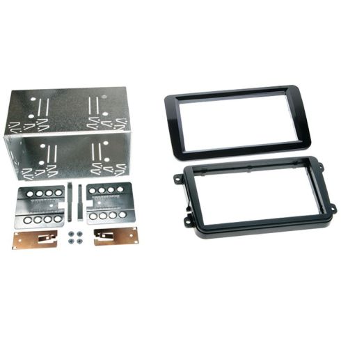 Connects2 CT23VW09 2DIN vázkészlet VW Passat/Jetta/Golf/Tiguan (zongorafekete)