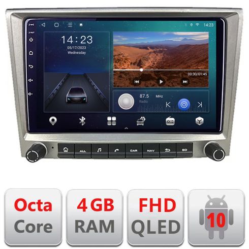 Navigáció Porsche 911 997 Boxter Cayman Android rádió gps internet négymagos 4+32 Carplay android auto