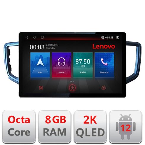 Navigatie dedicata Lenovo VW AmarokEcran 2K QLED 13",Octacore,8Gb RAM,128Gb Hdd,4G,360,DSP,Carplay,Bluetooth