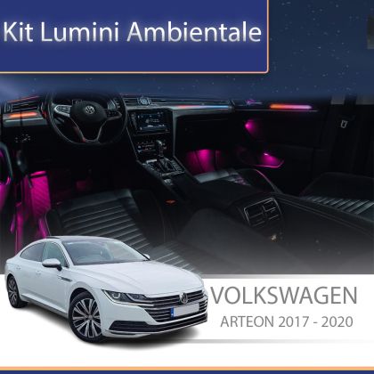 Lumini ambientale VW Arteon 2019-2020 set complet control telefon sau sistem original