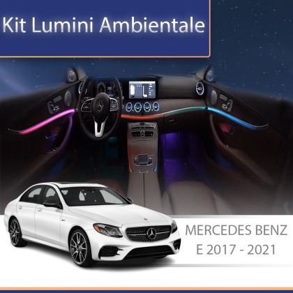 Lumini Ambientale capace difuzoare Mercedes E W213 control pe sistemul original sau telefon