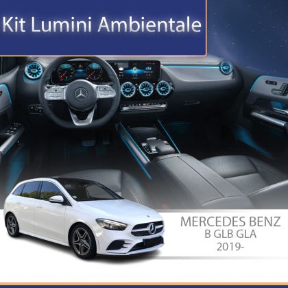 Lumini Ambientale ventilatoare spate Mercedes B  GLB  GLA control pe sistemul original sau telefon