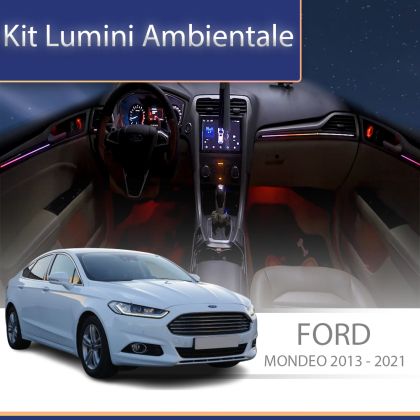 Lumini ambientale Ford Mondeo 2013-2020 set complet control telefon sau sistem original