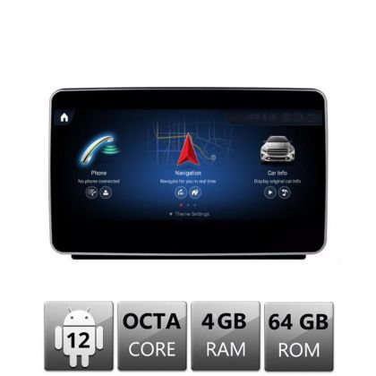 Dedikált navigáció Mercedes CLS 2012-2014 NTG4.5 9"-os képernyő Android gps 4G 4+64 1920x720