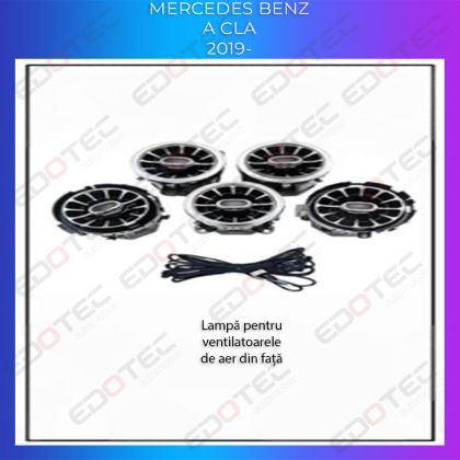 Lumini ambientale Mercedes W247-02+08 2019-2025 dedicat ventilatoare iluminate control telefon sau sistem original