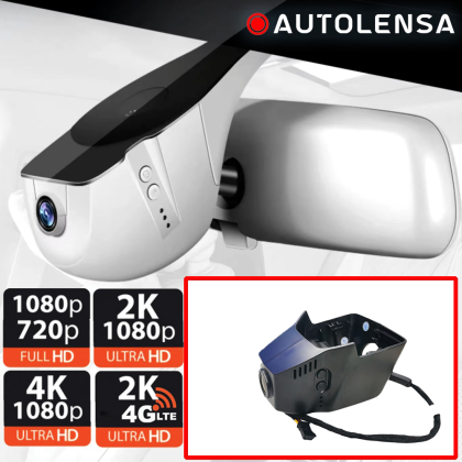 Cameră DVR Volkswagen Golf 8 2021-, cameră față 1080p Autolensa, Model 24/7  Negru VW09