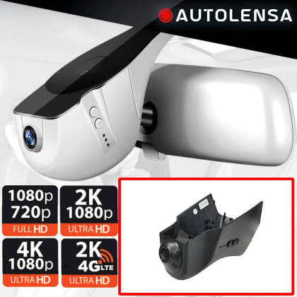 Cameră DVR Jaguar F-TYPE, XE, XJ 2015-16, cameră față 1080p Autolensa, Model 24/7  Negru ELH04