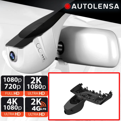 Cameră DVR BMW X5/X6 G05/G06 PREMIUM 2019-21, cameră față 1080p Autolensa, Model 24/7  Negru BMW20