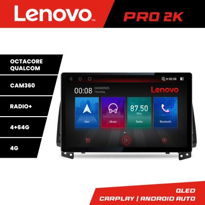 Navigáció Hyundai Santa Fe 2007-2012 K-008 Lenovo PRO 4+64 13 hüvelykes 2K android 4G DSP gps internet