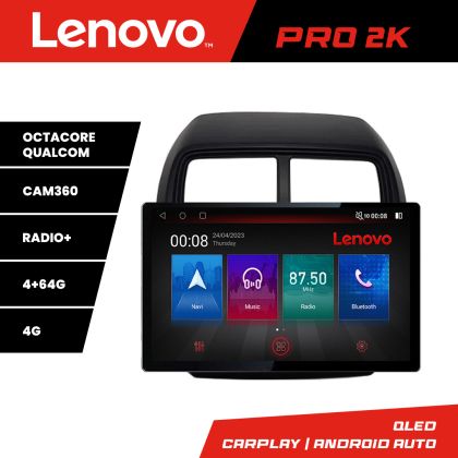 Navigáció Mitsubishi ASX 2017-2021 facelift modell Lenovo PRO 4+64 13 hüvelykes 2K android 4G DSP gps internet Kit-026-facelift v1