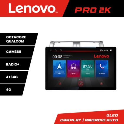 Navigáció Toyota Landcruiser J150 Prado 2014-2017 K-065 Lenovo PRO 4+64 13 hüvelykes 2K android 4G DSP gps internet és GPS W