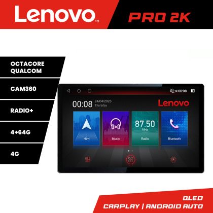 Navigáció Seat Ateca Lenovo PRO 4+64 13 hüvelykes 2K android 4G DSP gps internet 8Core