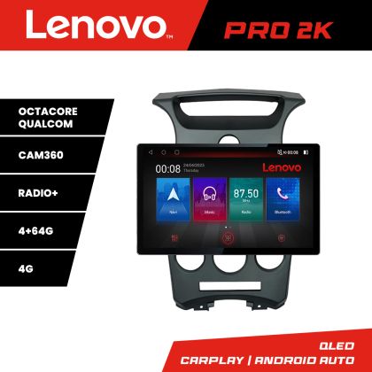 Navigáció Kia Carens 2006-2012 automata klíma Lenovo PRO 4+64 13 hüvelykes 2K android 4G DSP gps internet KIT-carens-2006