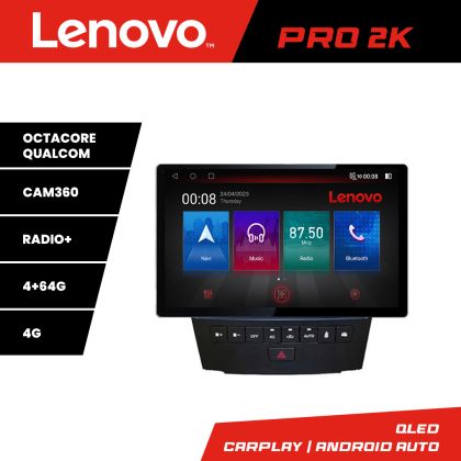 Navigáció Lexus GS-04 2004-2011 K- GS-04 Lenovo PRO 4+64 13 hüvelykes 2K android 4G DSP gps internet