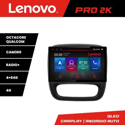 Navigáció Renault Trafic 2014-2017 K-rt09 Lenovo PRO 4+64 13 hüvelykes 2K android 4G DSP gps internet Q v2