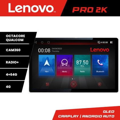 Navigáció Skoda Superb 2 K-Superb2 Lenovo PRO 4+64 13 hüvelykes 2K android 4G DSP gps internet Cor