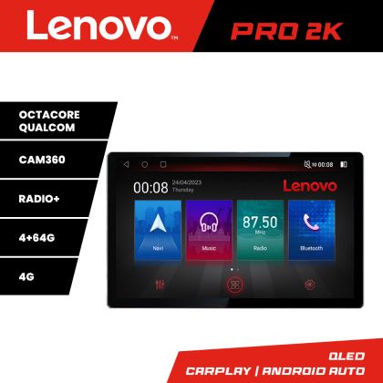Navigáció Fiat Tipo 2015-2021 K-TIPO Lenovo PRO 4+64 13 hüvelykes 2K android 4G DSP gps internet C
