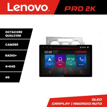 Navigáció VW Touran 2003-2010 K-TOURAN1 Lenovo PRO 4+64 13 hüvelykes 2K android 4G DSP gps internet a