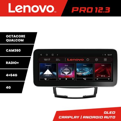 Navigáció Ssangyong Korando 2011- 2013 K-159 Lenovo PRO 4+64 12.3 hüvelykes qled android 4G DSP gps internet