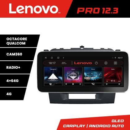 Navigáció Suzuki Grand Vitara 2016- K-2265 Lenovo PRO 4+64 12,3 hüvelykes qled android 4G DSP gps internet