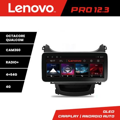 Navigáció Hyundai Elantra 2013-2015 K-359 Lenovo PRO 4+64 12,3 hüvelykes qled android 4G DSP gps internet Q