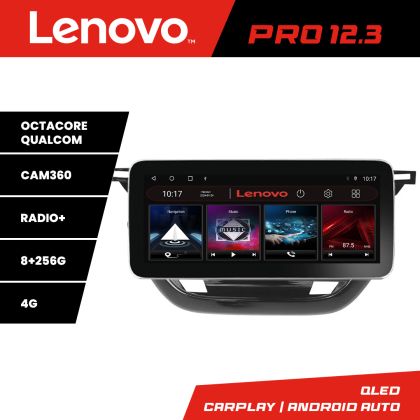 Navigáció Opel Corsa F 2019- Lenovo PRO 8+256 12,3 hüvelykes qled android 4G DSP gps internet KIT-corsa-f