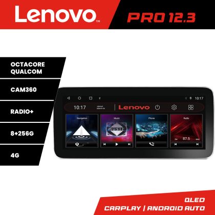 Navigáció Skoda Fabia 2 2009-2014 Lenovo PRO 8+256 12,3 hüvelykes qled android 4G DSP gps internet Kit-fabia2