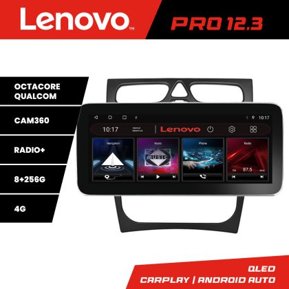 Mercedes CLK navigáció faceliftes Lenovo PRO 8+256 12.3 hüvelykes qled android 4G DSP gps internet készlet faceliftes