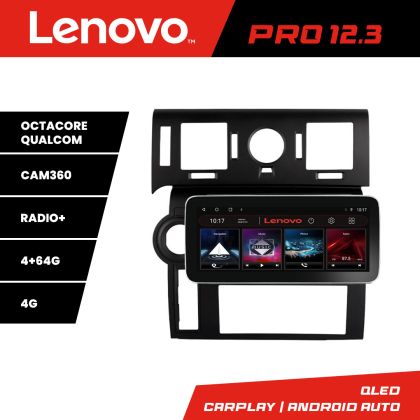 Dedikált navigáció Edonav Hummer H2 2002-2008 Lenovo PRO 4+64 12.3 hüvelykes qled android 4G DSP gps internet KIT-hummer2002