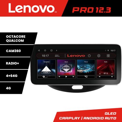Navigáció Hyundai I10 2007-2013 Lenovo PRO 4+64 12,3 hüvelykes qled android 4G DSP gps internet KIT-i10-2007