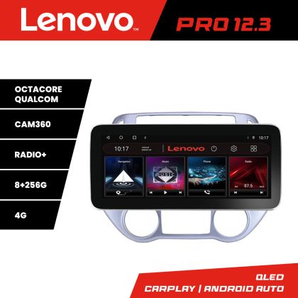 Navigáció Hyundai I20 2011-2014 manuális és automata Lenovo PRO 8+256 12.3 hüvelykes qled android 4G DSP gps internet Kit-i20-2012