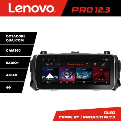 Navigáció Citroen Jumpy Toyota Proace Peugeot Traveler K-jumpy16 Lenovo PRO 4+64 12.3 hüvelykes qled android 4G DSP gps internet 8Core v2