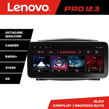 Toyota Land Cruiser L100 navigáció 2002-2006 Lenovo PRO 4+64 12.3 hüvelykes qled android 4G DSP gps internet KIT-L105-automatic
