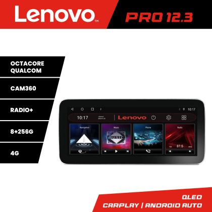 Navigáció Ssangyong Rexton 2019- K-rexton Lenovo PRO 8+256 12,3 hüvelykes qled android 4G DSP gps internet