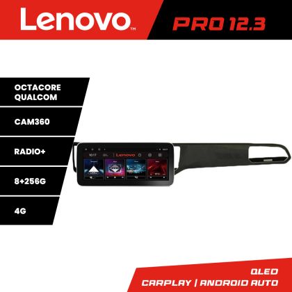 Navigáció VW Golf Sportsvan 2016-2021 K-sportsvan Lenovo PRO 8+256 12,3 hüvelykes qled android 4G DSP gps internet