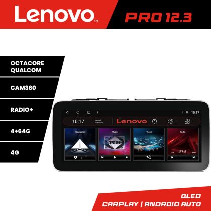 Navigáció Ssang Young Tivoli 2020- K-TIVOLI Lenovo PRO 4+64 12,3 hüvelykes qled android 4G DSP gps internet