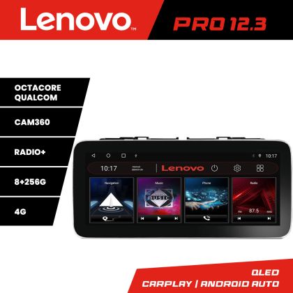 Navigáció Ssang Young Tivoli 2020- K-TIVOLI Lenovo PRO 8+256 12,3 hüvelykes qled android 4G DSP gps internet