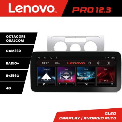 Navigáció VW Touran 2003-2010 K-TOURAN1 Lenovo PRO 8+256 12,3 hüvelykes qled android 4G DSP gps internet a