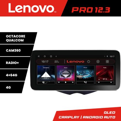 Navigáció Hyundai Veloster Lenovo PRO 4+64 12,3 hüvelykes qled android 4G DSP gps internet 8Core
