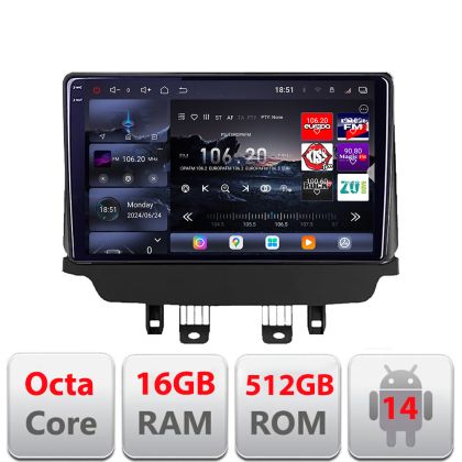 Navigáció Mazda CX-3 Mazda 2 2014-2020 Android rádió gps internet 8 magos QLED 2K 12+256GB 360 Edotec