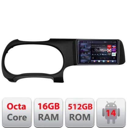 Navigáció Hyundai I10 2019+ Edotec Kit-I10 8 magos QLED 2K 12+256GB 360 Android Waze USB internet navigáció Youtube rádió