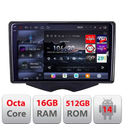 Navigáció Hyundai Veloster 2010-2018 Android rádió gps internet 8 magos QLED 2K 12+256GB 360 Edotec